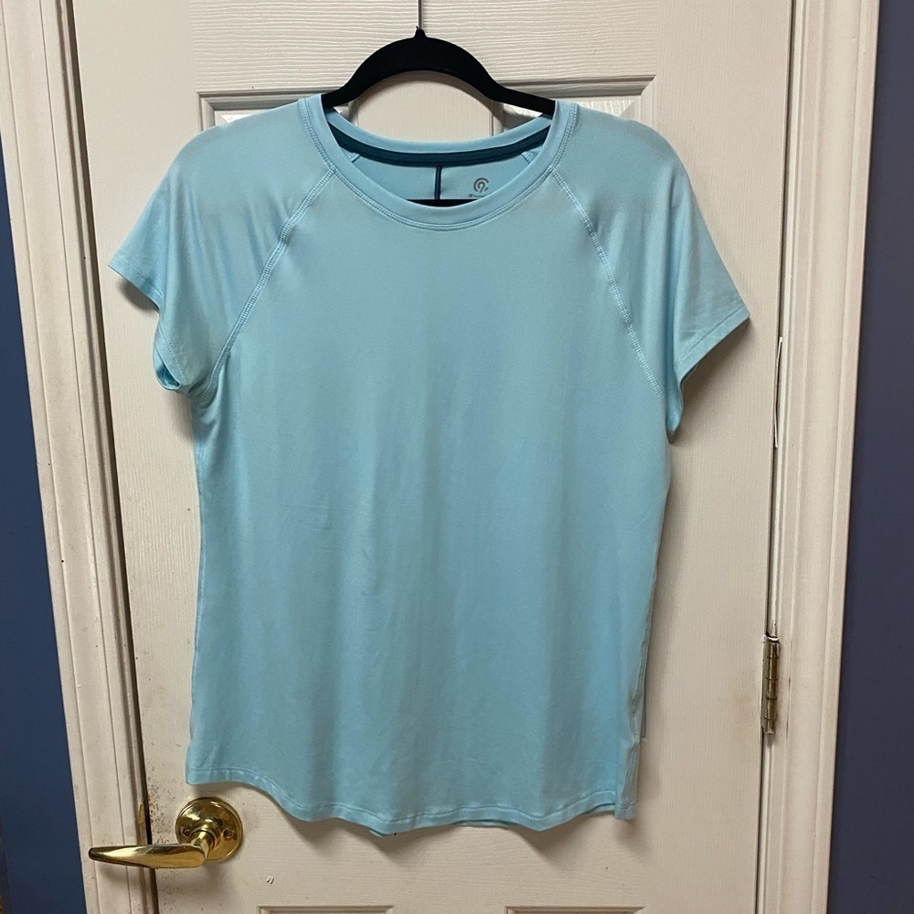 Champion Womens Short Sleeves Crew Neck Knit Athletic size m